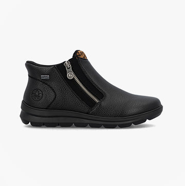 Rieker Z0059-00 Womens Boots Black