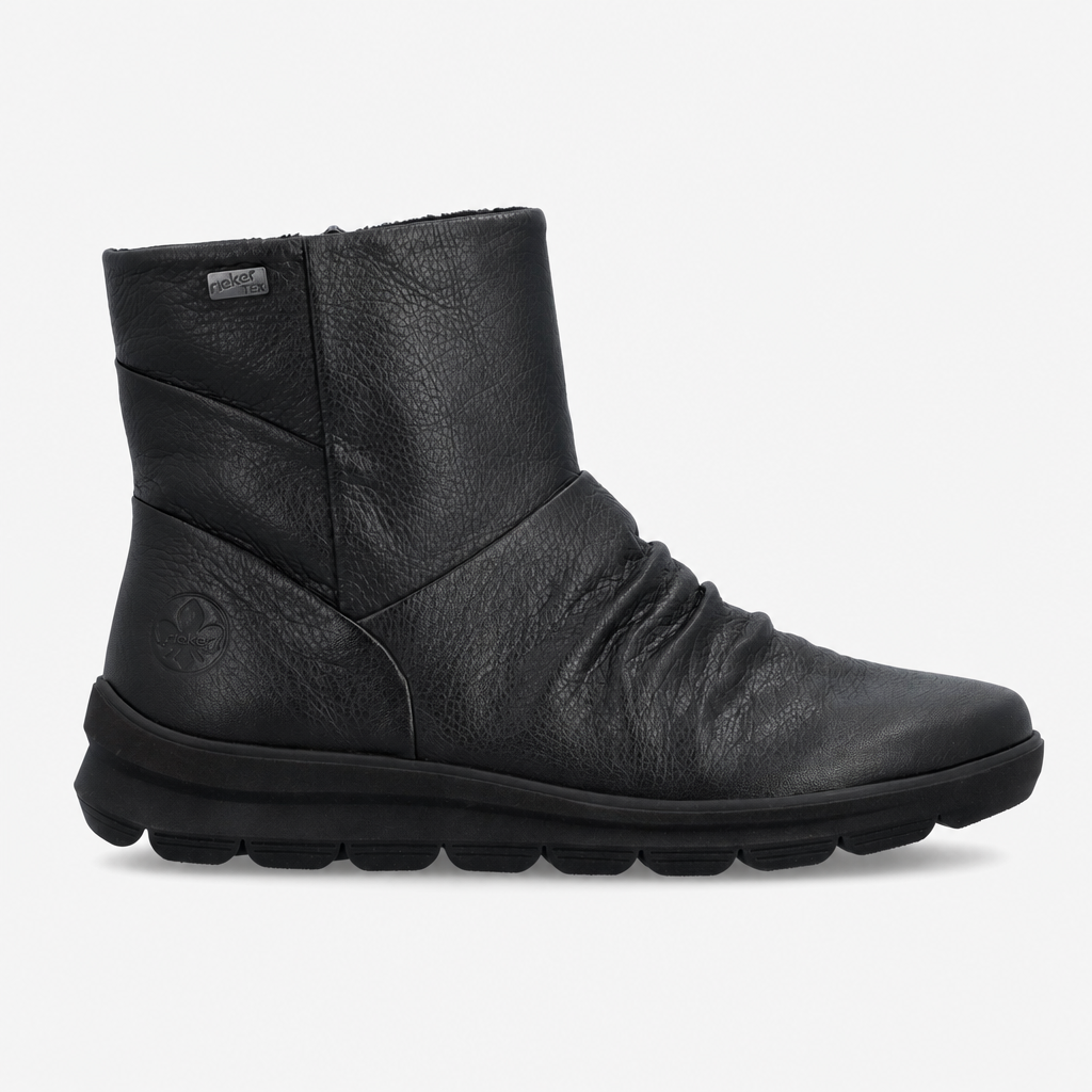 Rieker Z0066 Womens Ankle Boots Black