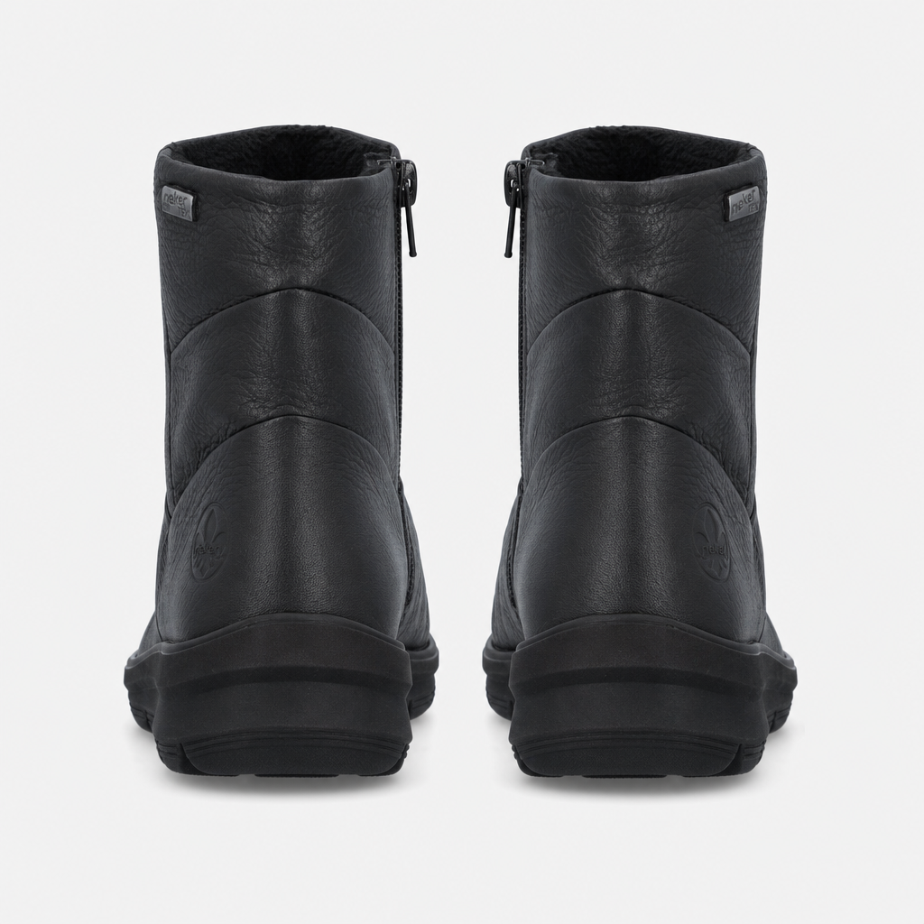 Rieker Z0066 Womens Ankle Boots Black