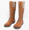 Rieker Z0442-24 Womens Knee High Boots Tan