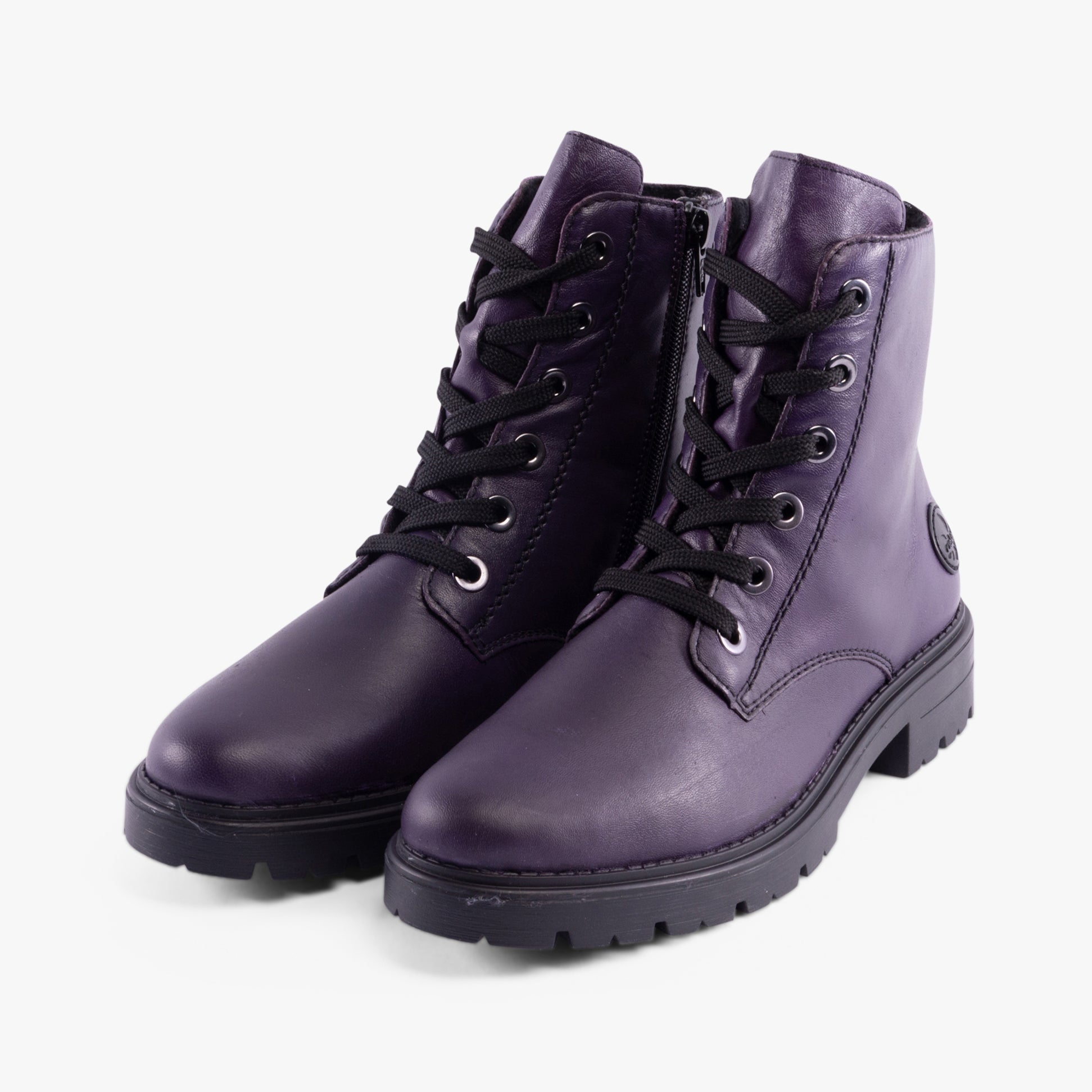 Rieker Z2841-30 Womens Boots Purple