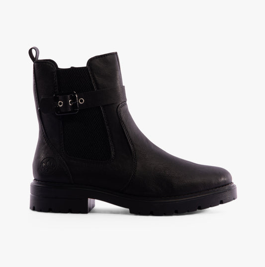 Rieker Z2856-00 Womens Boots Black