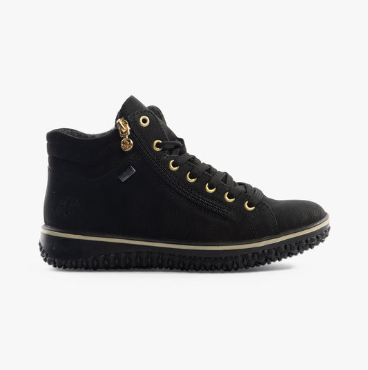 Rieker Z4263-00 Womens Ankle Boots Black
