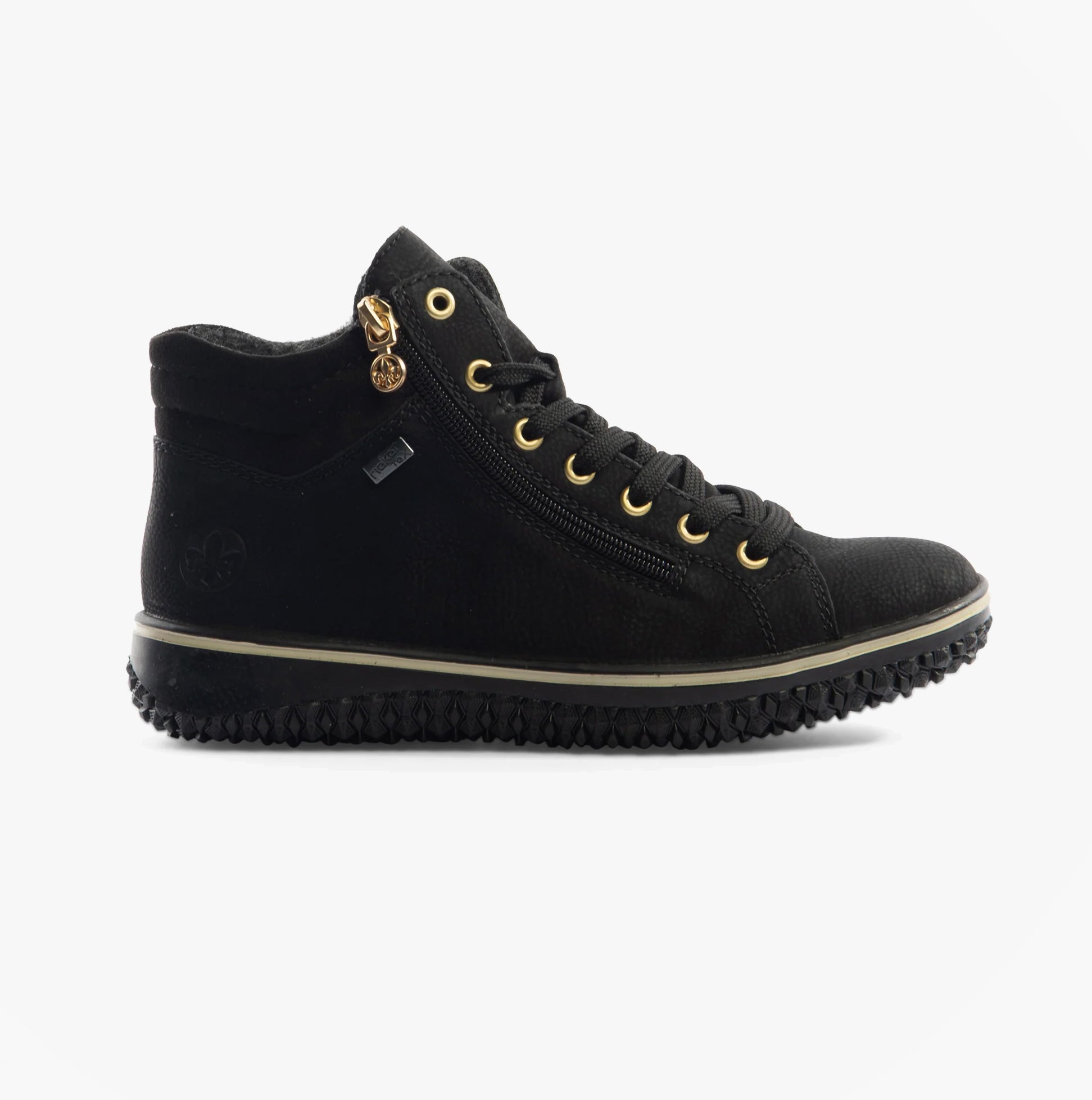 Rieker Z4263-00 Womens Ankle Boots Black