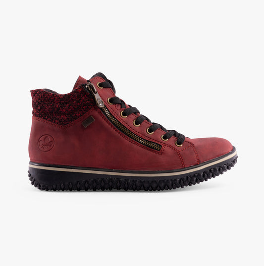 Rieker Z4263-35 Womens Boots Red