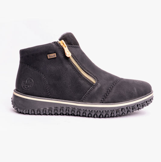 Rieker Z4265-00 Womens Ankle Boots Black
