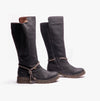 Rieker Z4774-00 Womens Knee High Boots Black