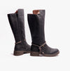 Rieker Z4774-00 Womens Knee High Boots Black