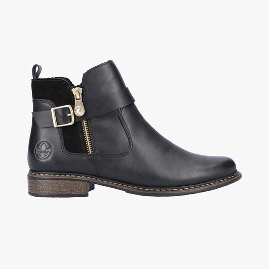 Rieker Z4959 Womens Chelsea Boots Black