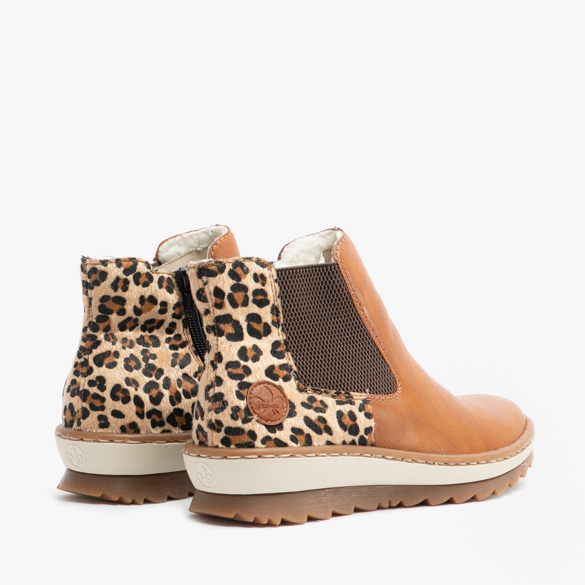 Rieker Z8689-24 Womens Ankle Boots Eagle Brown