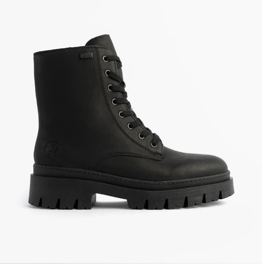 Rieker Z9447-00 Womens Boots Black