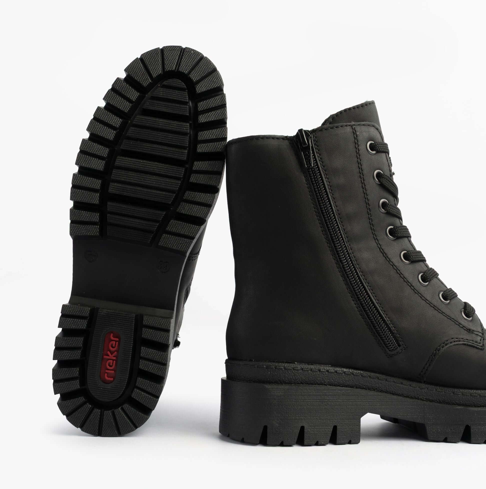 Rieker Z9447-00 Womens Boots Black