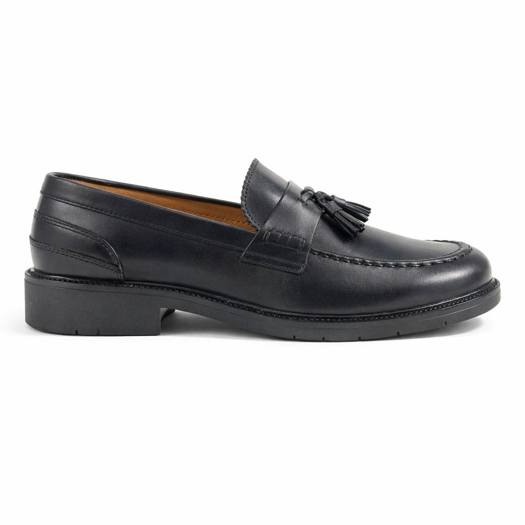 Roamers M059 Mens Loafer Shoes Black