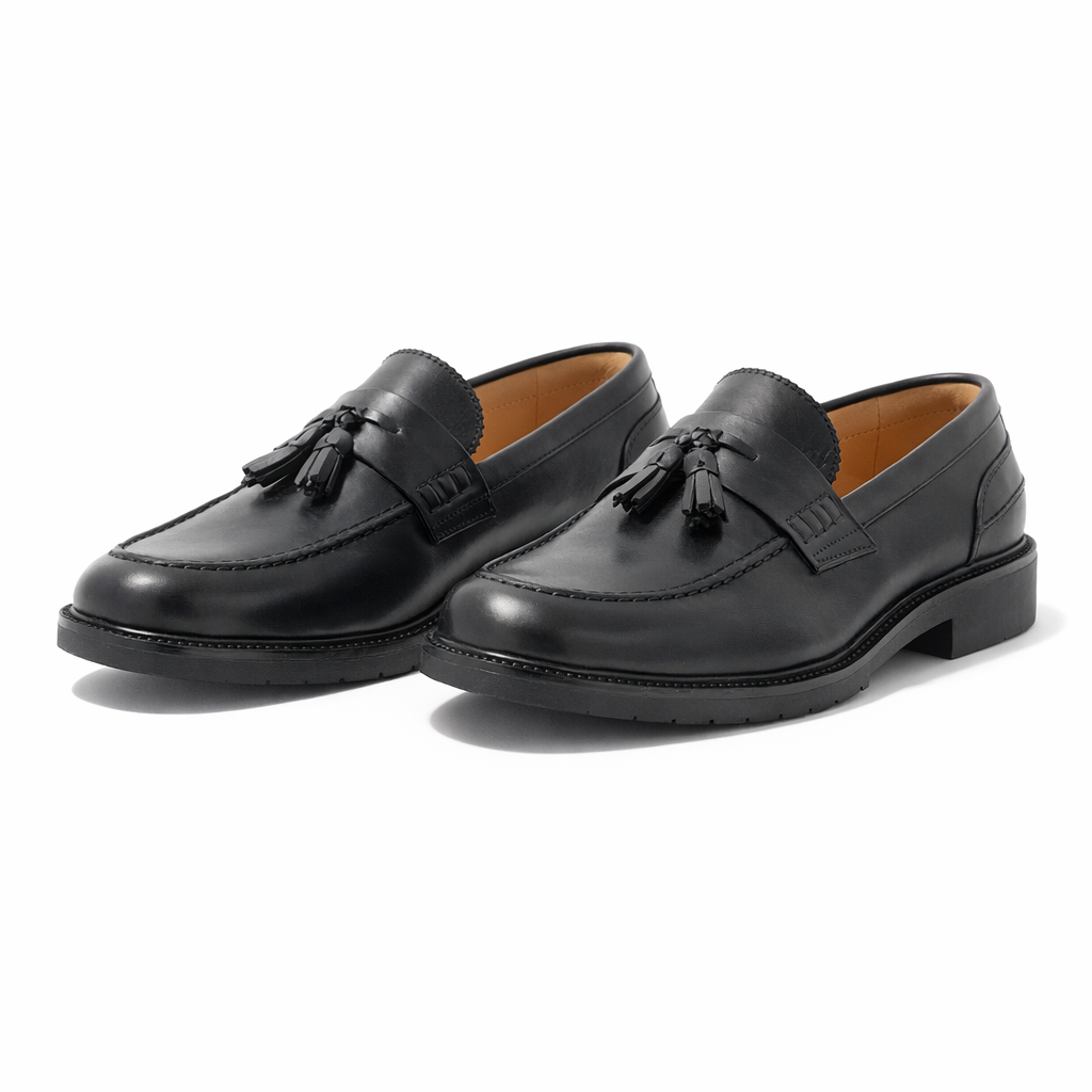 Roamers M059 Mens Loafer Shoes Black