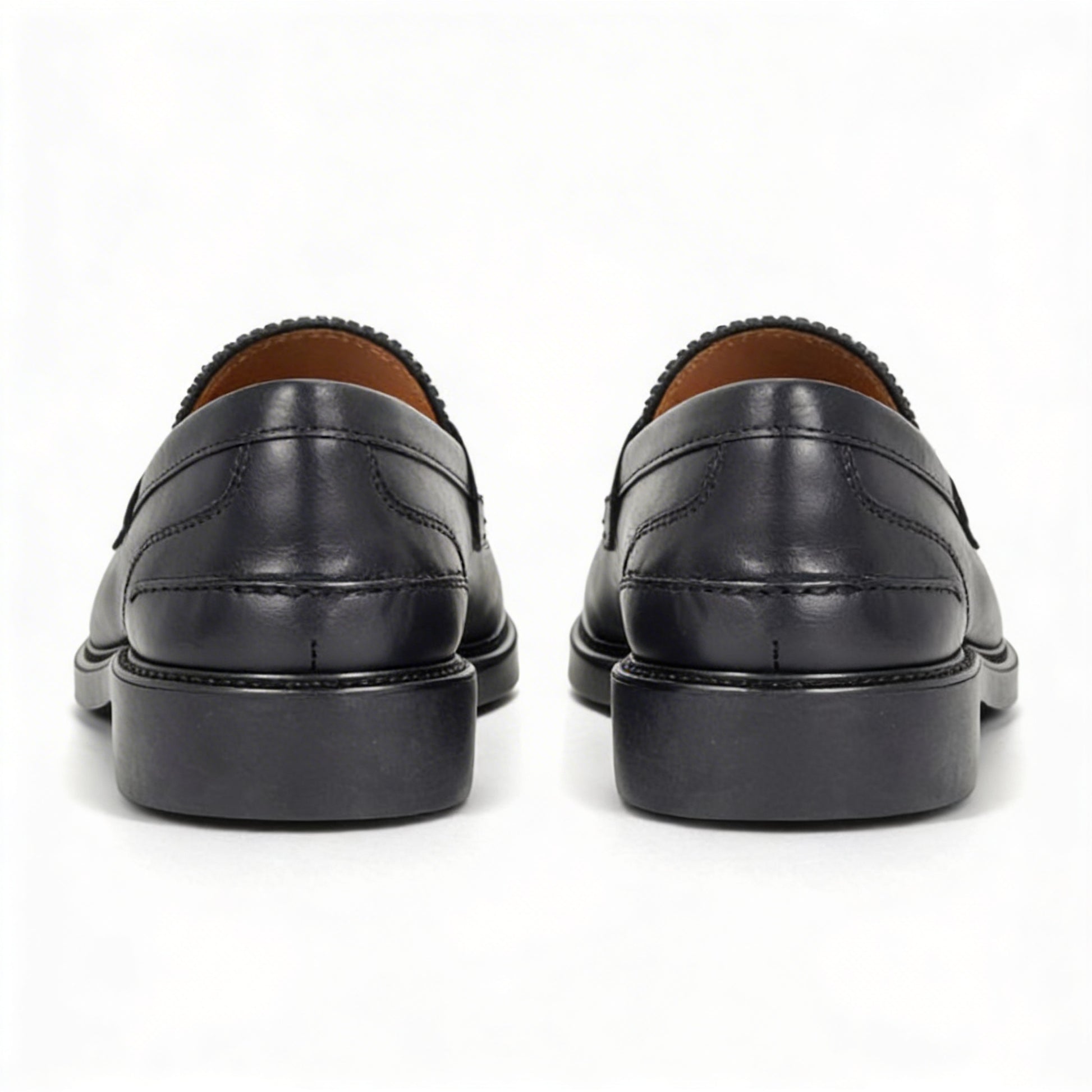 Roamers M059 Mens Loafer Shoes Black