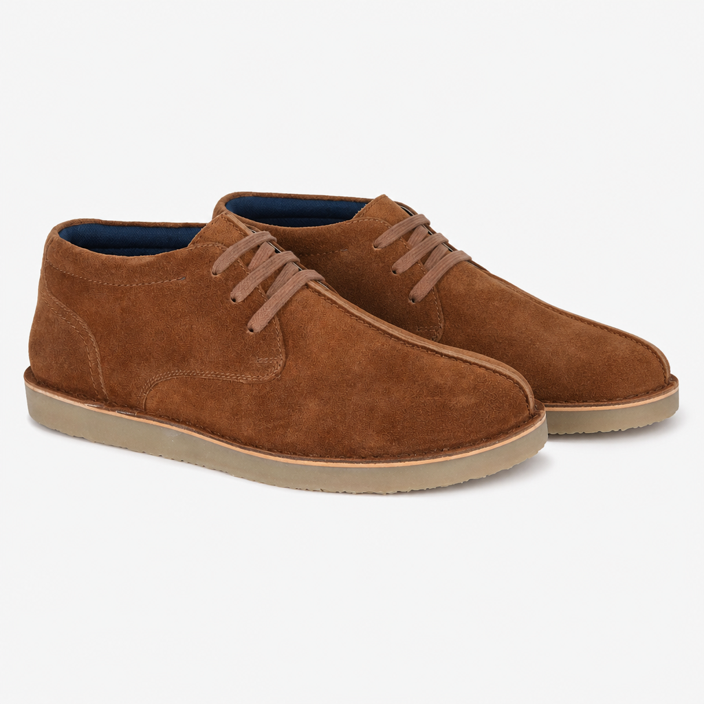 Roamers STANLEY Mens Desert Boots Tan