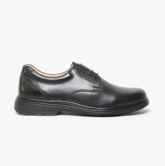 Roamers DENNIS Mens Extra Wide Fit Shoes Black