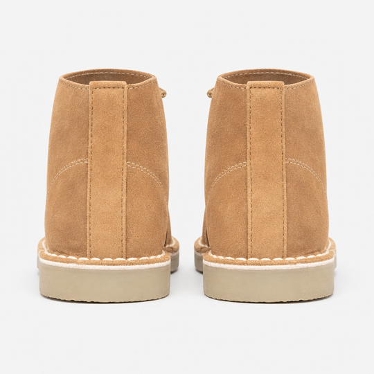 Roamers LEONARD Mens Desert Boots Sand