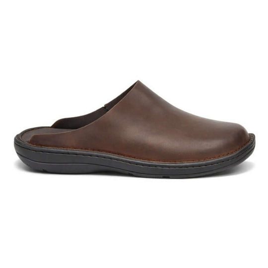 Roamers M487B Mens Stitchdown Clogs Brown