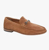 Roamers DOMINIC Mens Suede Slip On Moccasin Loafers Sand