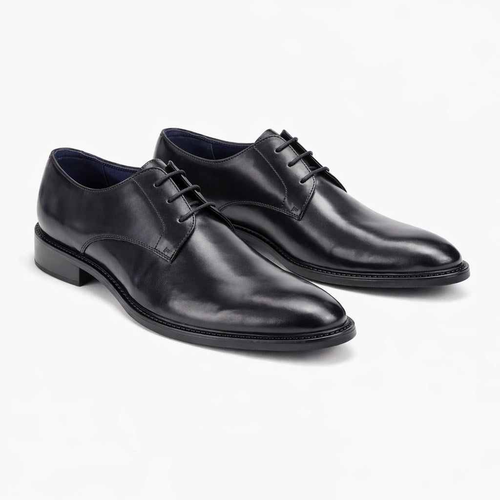 Roamers ARTHUR Mens Derby Shoes Black