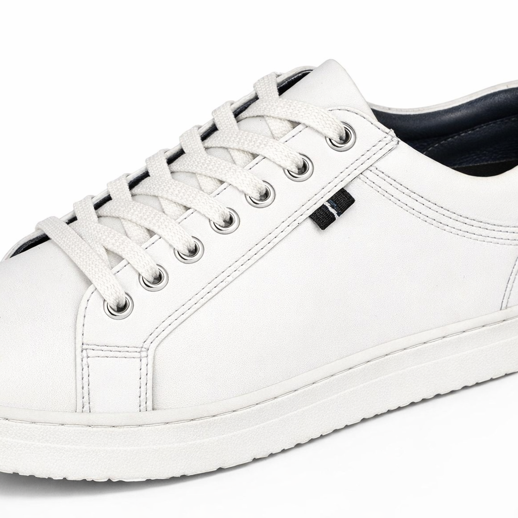 Roamers NOAH Mens Casual Shoes White