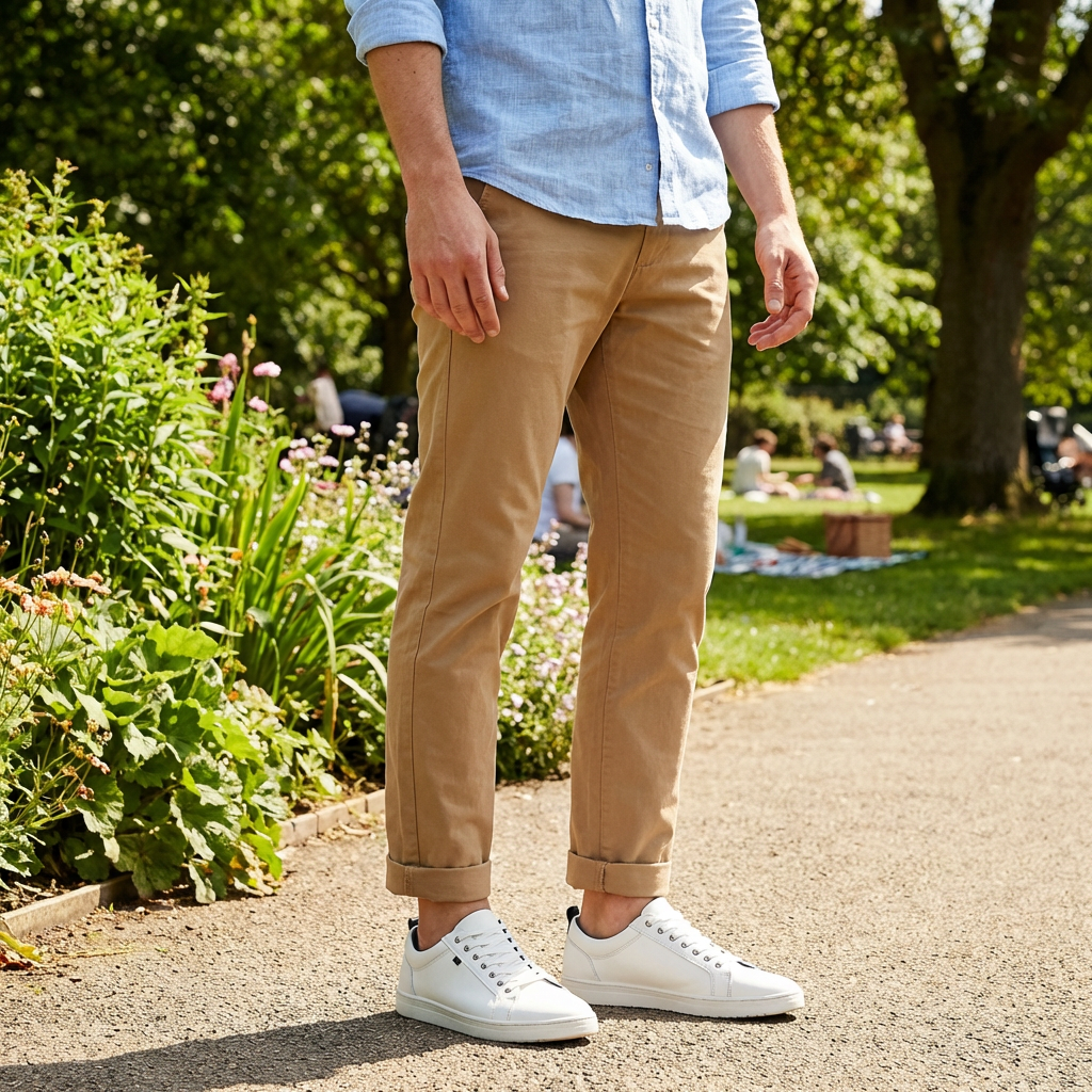 Roamers NOAH Mens Casual Shoes White