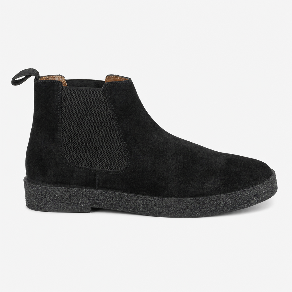 Roamers OSCAR Mens Chelsea Boots Black