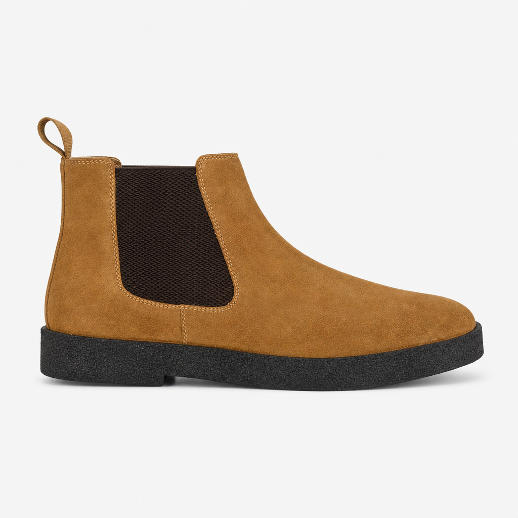 Roamers OSCAR Mens Chelsea Boots Tan