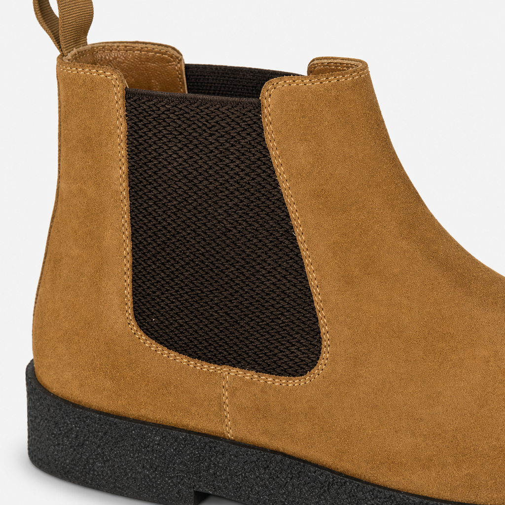 Roamers OSCAR Mens Chelsea Boots Tan