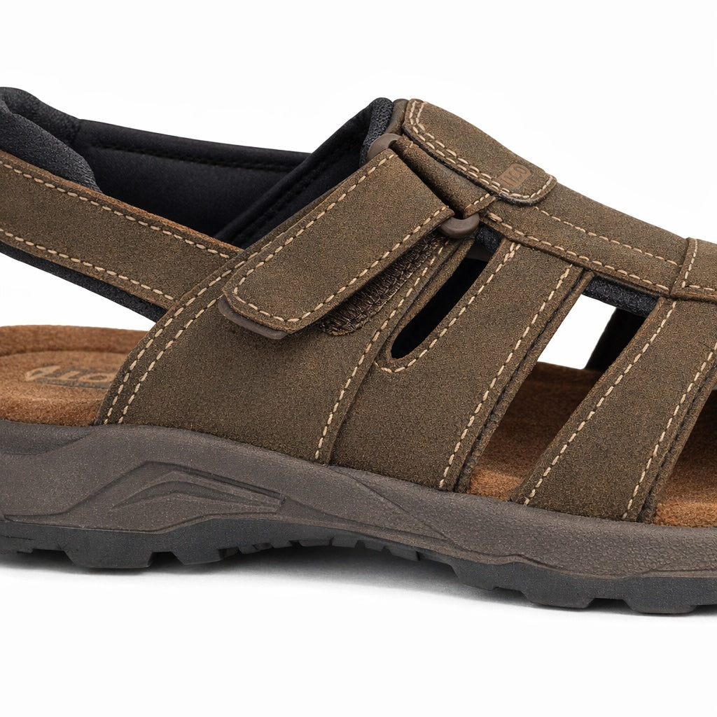 Roamers M953 Mens Hiking & Trail Sandals Brown