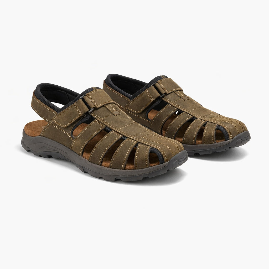 Roamers M953 Mens Hiking & Trail Sandals Brown