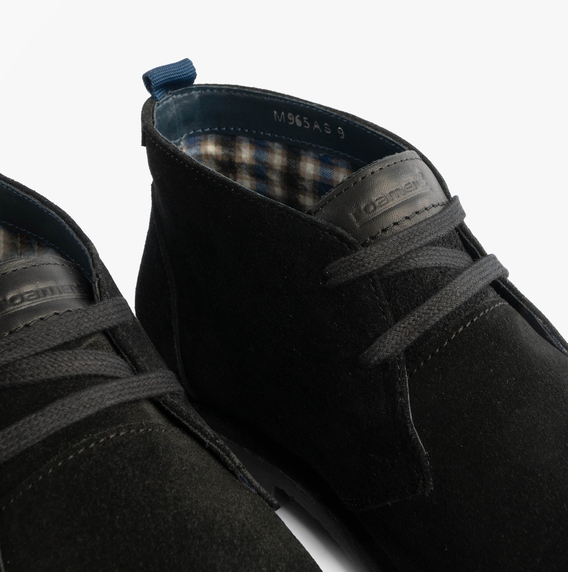 Roamers JACOB Mens Desert Boots Black