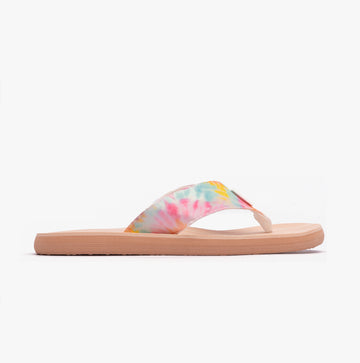 Rocket Dog ADIOS TUCKER Womens Toe Post Pastel Multi