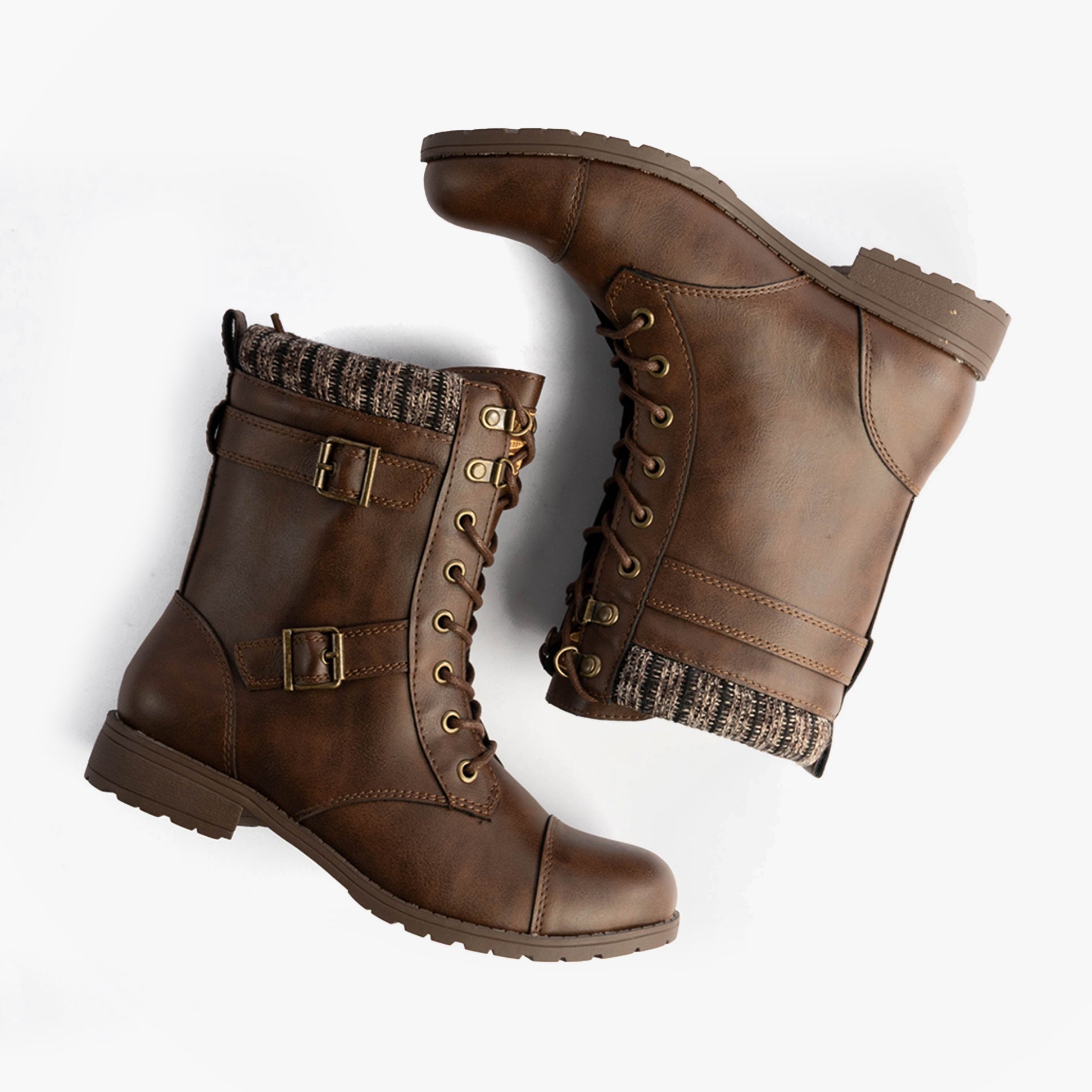 Rocket Dog BILLIE Womens Biker Boots Brown