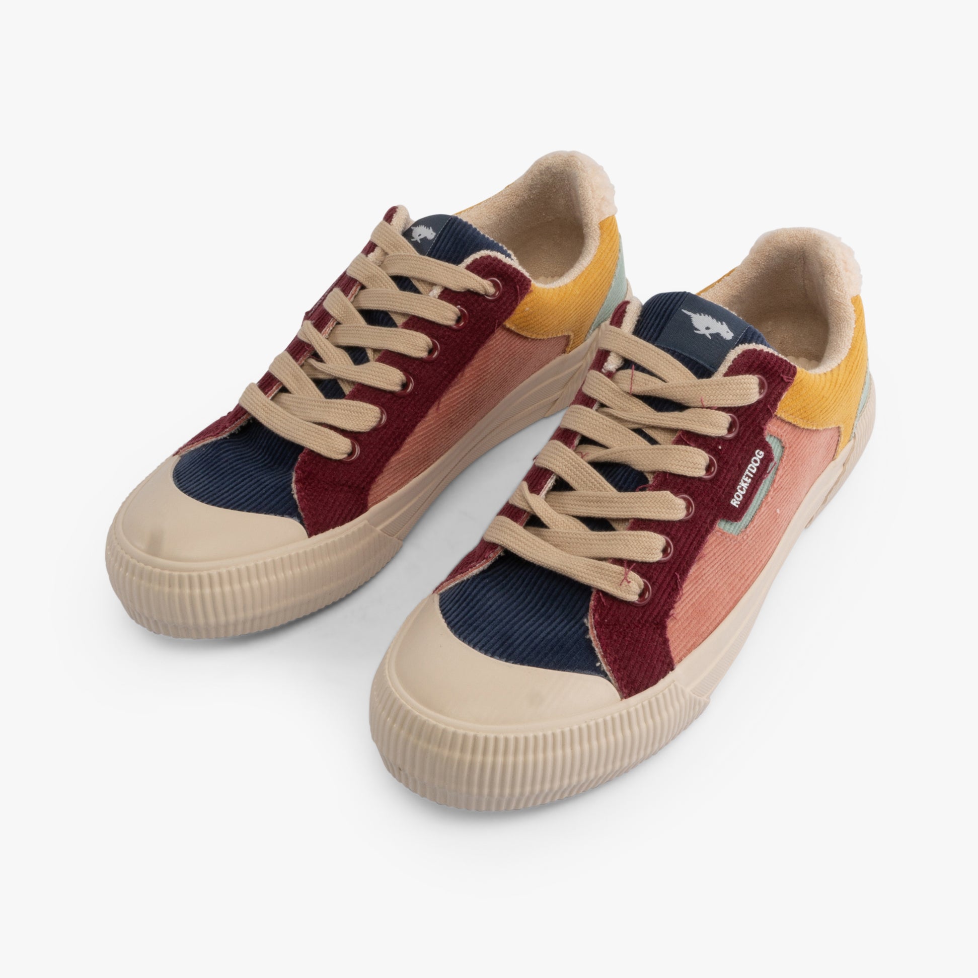 Rocket Dog CHEERY BLOCK Womens Trainers Slate Blue/Dusty Pink