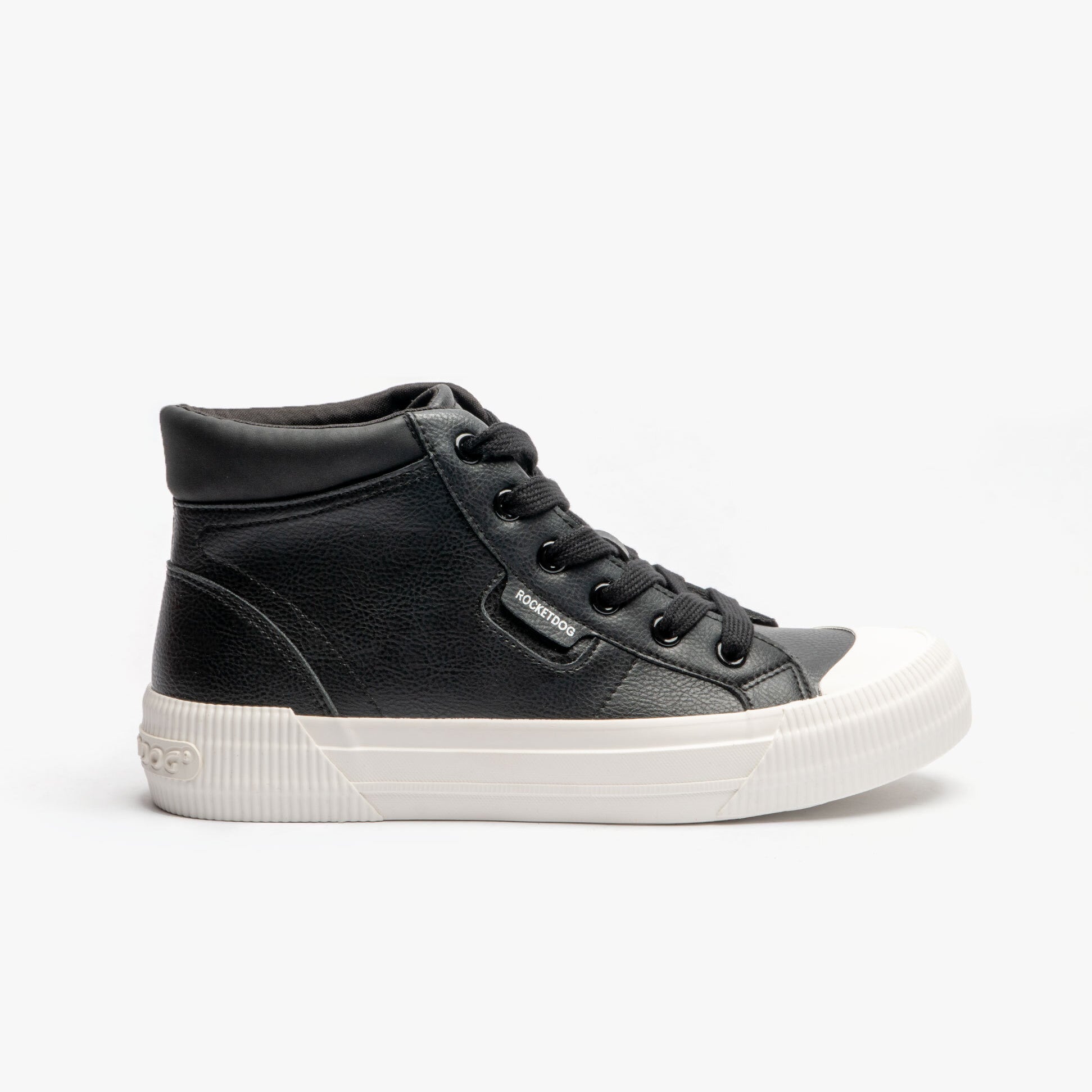 Rocket Dog CHEERY HI Womens High Top Trainers Black