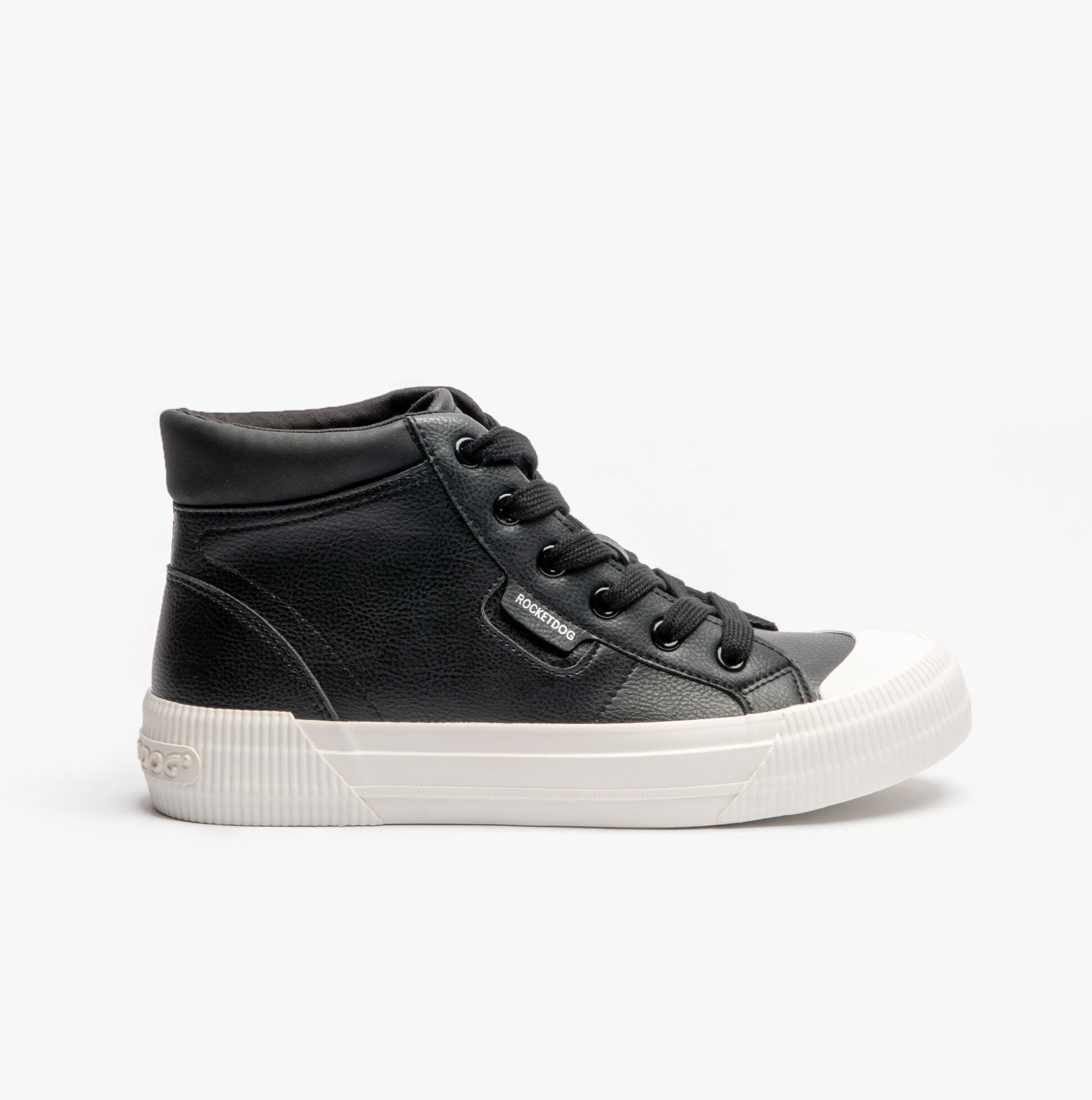 Rocket Dog CHEERY HI Womens High Top Trainers Black