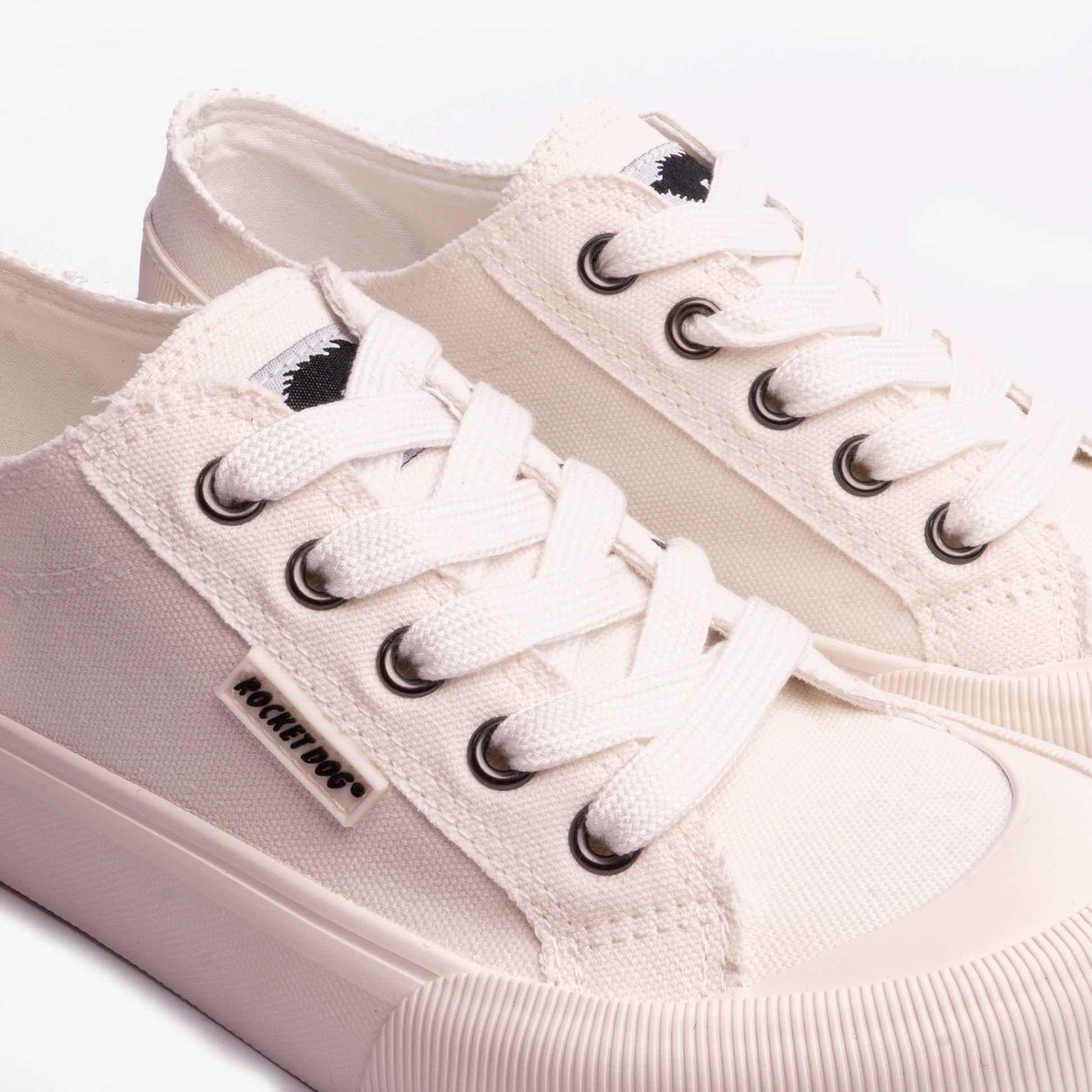 Rocket Dog JAZZIN PLUS CANVAS Womens Trainers White