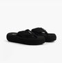 Rocket Dog SANDY WEBBING Womens Sandals Black side view showcasing the stylish platform and textile upper.