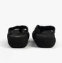 Rocket Dog SANDY WEBBING Womens Sandals Black rear view with textured straps and platform soles.