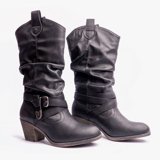 Rocket Dog SIDESTEP Womens Western Boots Black