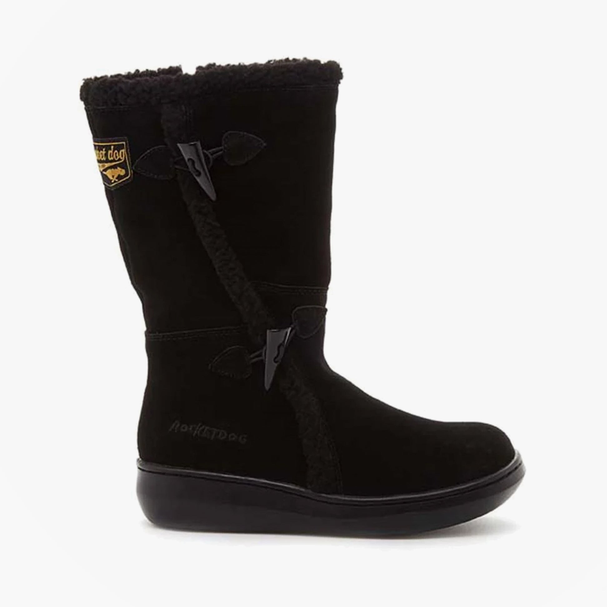 Rocket Dog SLOPE SUEDE Womens Suede Winter Boots Black