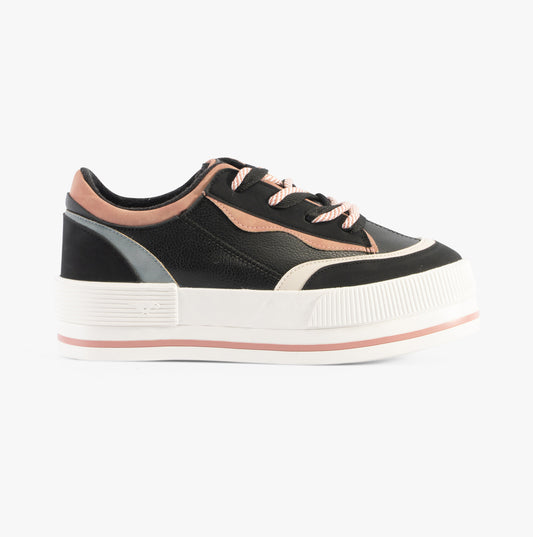 Rocket Dog WINK Womens Trainers Black Combo