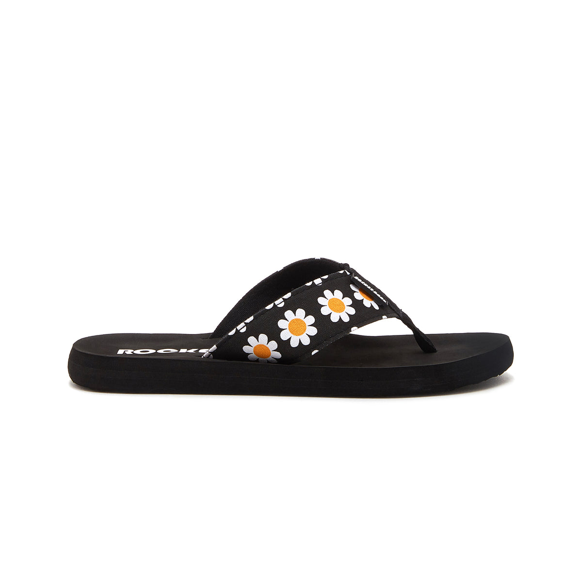 Rocket Dog ADIOS DAISY FIELDS Womens Flip-flops Black