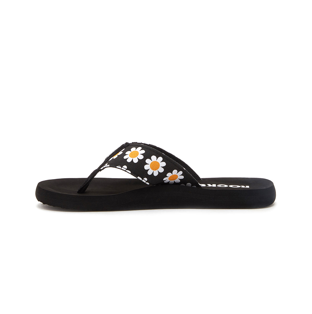Rocket Dog ADIOS DAISY FIELDS Womens Flip-flops Black