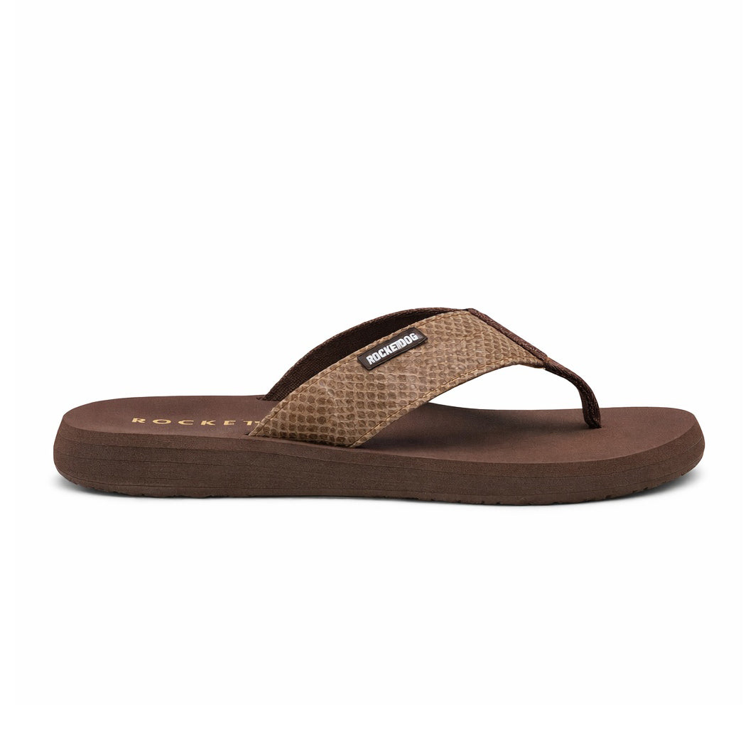 Rocket Dog ADIOS TONY SNAKE Womens Flip-flops Taupe