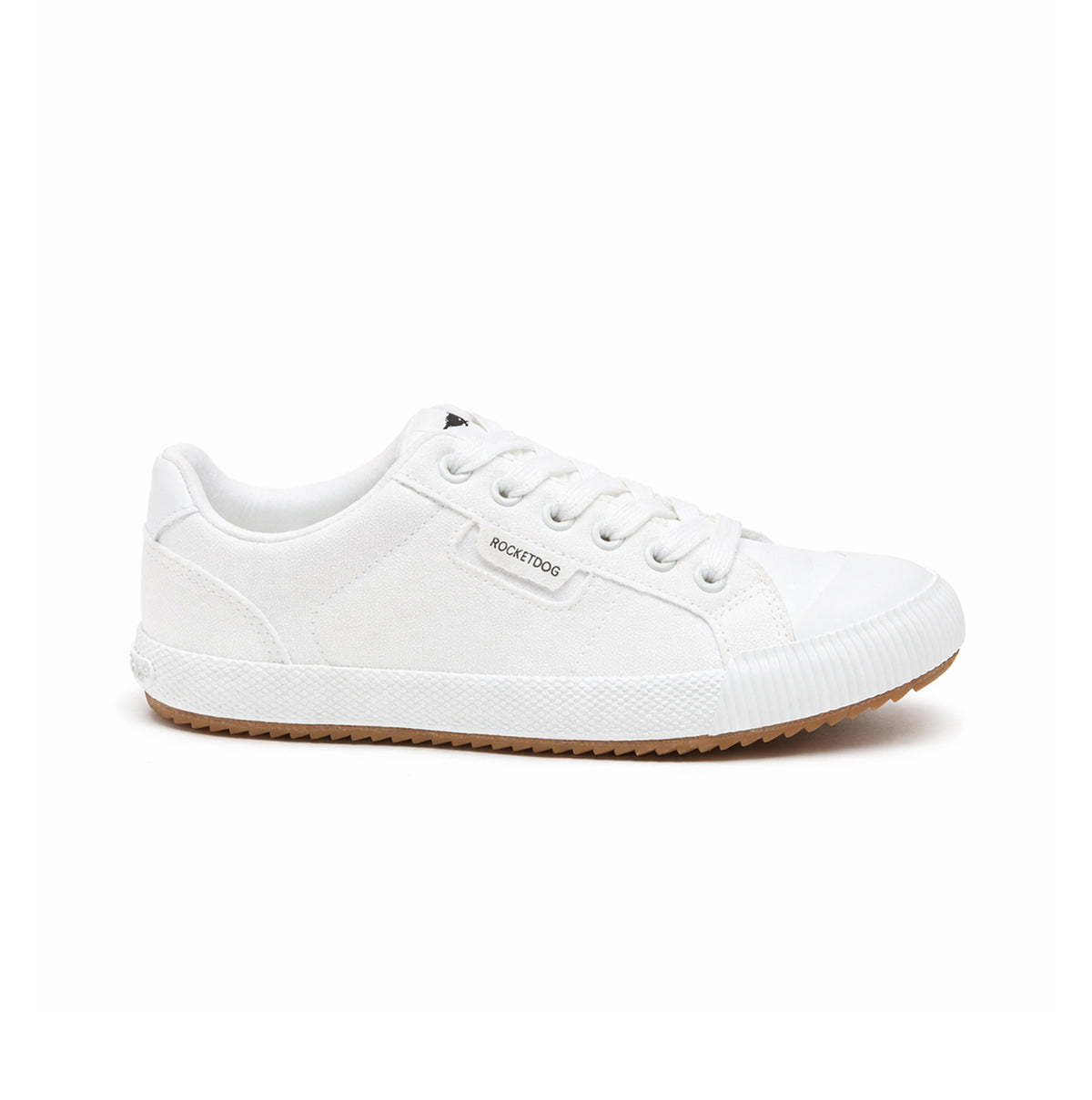 Rocket Dog CHEERY LOW 12A CANVAS Womens Canvas Trainers White