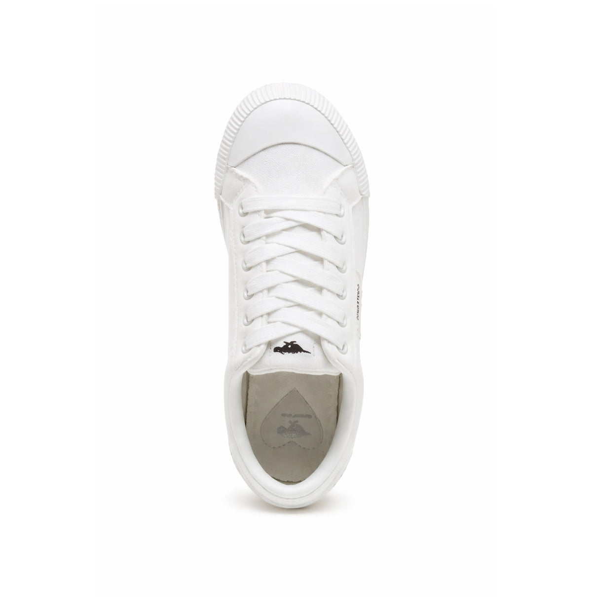 Rocket Dog CHEERY LOW 12A CANVAS Womens Canvas Trainers White