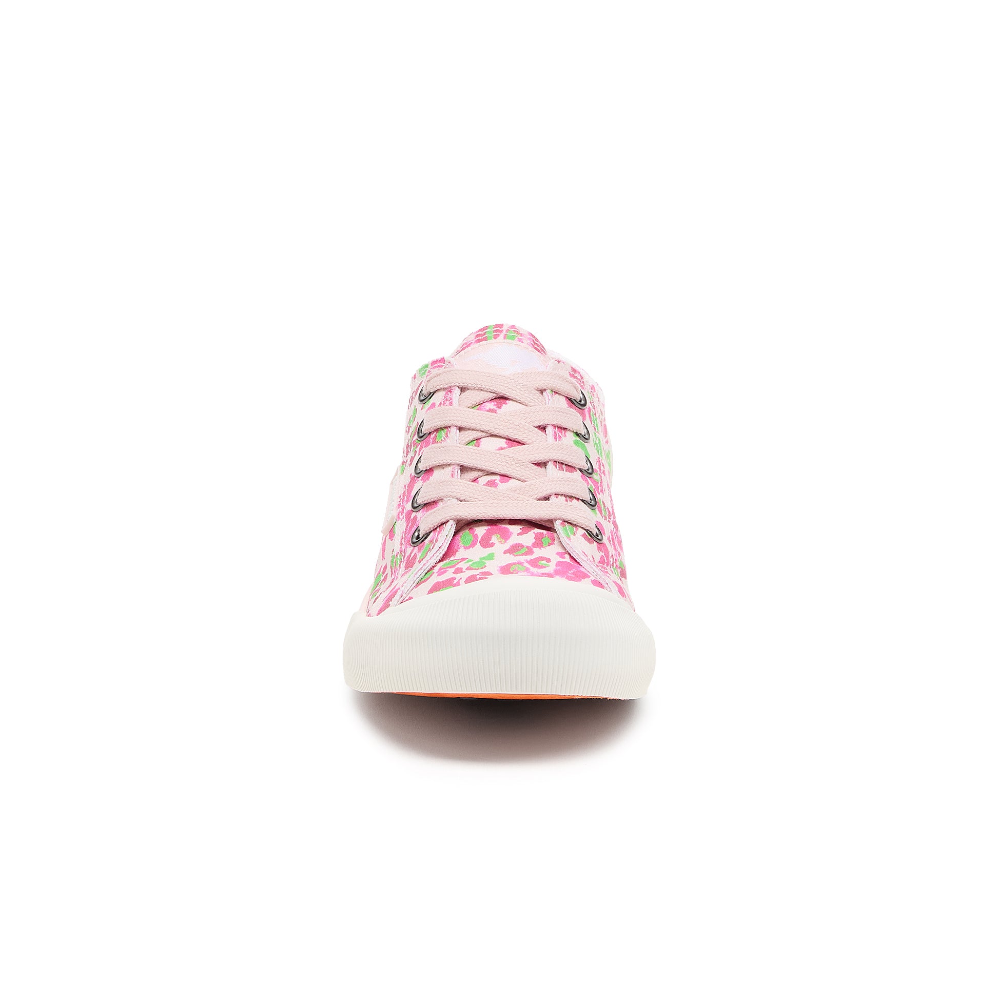 Rocket Dog JAZZIN SNAP Womens Canvas Trainers Pink Multi